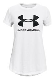 Under Armour Παιδική Καλοκαιρινή Μπλούζα Κοντομάνικη Λευκή από το Siontis Athletics