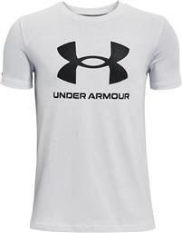 Under Armour Παιδικό T-shirt Γκρι από το MybrandShoes