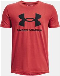 Under Armour Παιδικό T-shirt Κόκκινο