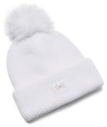 Under Armour Pom Pom Beanie Γυναικείος Σκούφος με Rib Πλέξη από το Z-mall