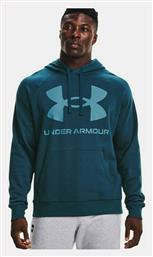 Under Armour Rival Big Ανδρικό Φούτερ με Κουκούλα και Τσέπες Navy Μπλε