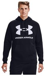 Under Armour Rival Big Φούτερ Μαύρο με Κουκούλα από το Cosmossport