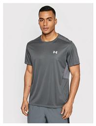 Under Armour Speed Stride 2.0 Αθλητικό Ανδρικό T-shirt Pitch Gray με Λογότυπο από το Z-mall