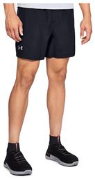 Under Armour Speed Stride Solid Αθλητική Ανδρική Βερμούδα Μαύρη