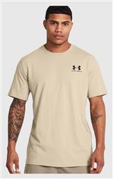 Under Armour Sportstyle Ανδρικό Αθλητικό T-shirt Κοντομάνικο Brown