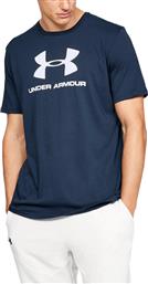 Under Armour Sportstyle Ανδρικό Αθλητικό T-shirt Κοντομάνικο Navy Μπλε από το Cosmos Sport