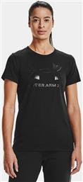 Under Armour Sportstyle Graphic Γυναικείο Αθλητικό T-shirt Fast Drying Μαύρο από το Cosmos Sport