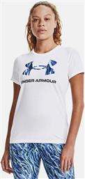 Under Armour Sportstyle Graphic Γυναικείο Αθλητικό T-shirt Fast Drying Λευκό