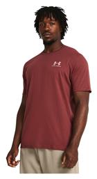 Under Armour Sportstyle Left Chest Ανδρικό Αθλητικό T-shirt Κοντομάνικο Πορτοκαλί από το Zakcret Sports