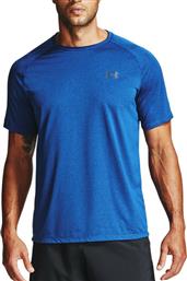 Under Armour Tech 2.0 Αθλητικό Ανδρικό T-shirt Μπλε Μονόχρωμο