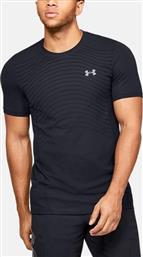 Under Armour Training Seamless Wave Ανδρικό T-shirt Μαύρο Με Ρίγες από το Z-mall