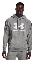 Under Armour UA Ανδρικό Φούτερ με Κουκούλα Γκρι από το Karakikes