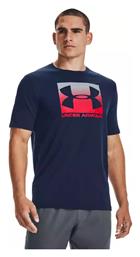 Under Armour Ua Boxed Sportstyle Ανδρική Μπλούζα Κοντομάνικη Navy Μπλε