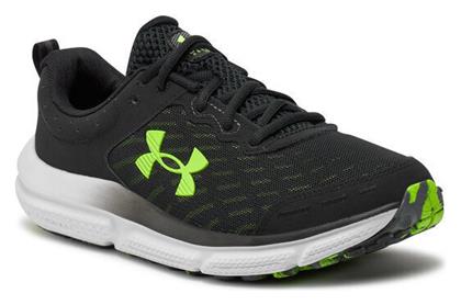 Under Armour Ua Charged Assert 10 Ανδρικά Αθλητικά Παπούτσια Running Black / High Vis Yellow