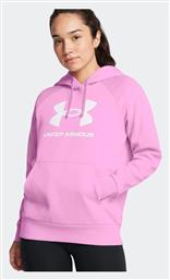 Under Armour Ua Rival Γυναικείο Φούτερ Ροζ από το Zakcret Sports