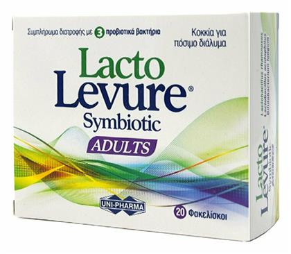 Uni-Pharma Lacto Levure Symbiotic Adults 20 φακελίσκοι Λεμόνι