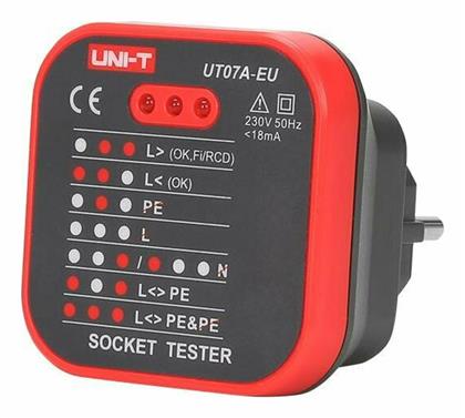 Uni-T Socket Tester Tester Καλωδίων Ρεύματος