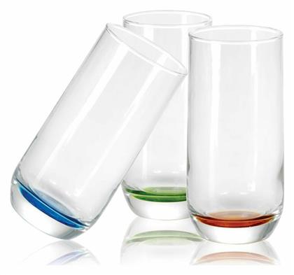 Uniglass Σετ Ποτήρια Νερού από Γυαλί 360ml 3τμχ