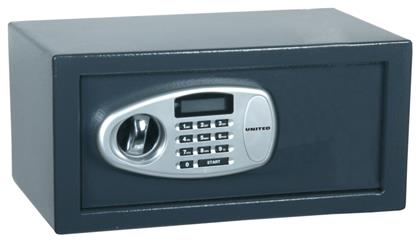 United SFH-1170 Χρηματοκιβώτιο με Ψηφιακό Κλείδωμα και Κλειδί, Διαστάσεων Μ43xΠ36xΥ20cm με Βάρος 9kg