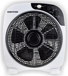 United UBF-697 Ανεμιστήρας Box Fan 50W Διαμέτρου 30cm από το Plus4u