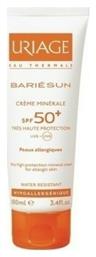 Uriage Bariesun Creme Minerale Αδιάβροχη Αντηλιακή Κρέμα Προσώπου και Σώματος SPF50 100ml από το Pharm24