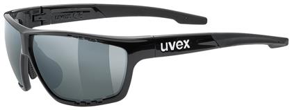 Uvex Sportstyle 706 Γυαλιά Ηλίου Μαύρα με Κοκκάλινο Σκελετό