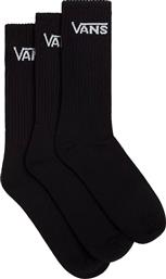 Vans Ανδρικές Κάλτσες Μαύρες 3Pack από το Epapoutsia