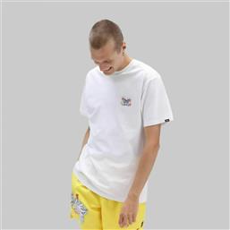 Vans Ανδρικό T-shirt Λευκό με Στάμπα