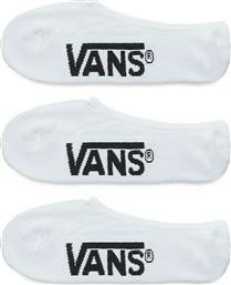 Vans Classic Ανδρικές Μονόχρωμες Κάλτσες Λευκές 3Pack