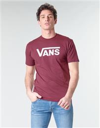 Vans Classic Ανδρικό T-shirt Μπορντό με Λογότυπο από το Asos