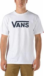 Vans Classic Ανδρικό T-shirt Λευκό με Λογότυπο από το Asos