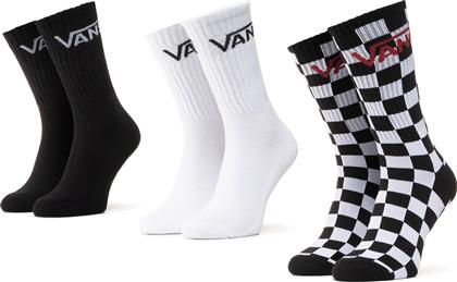 Vans Classic Crew Ανδρικές Κάλτσες με Σχέδια Πολύχρωμες 3Pack