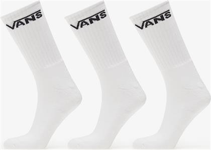 Vans Classic Crew Κάλτσες White 3Pack από το Zakcret Sports