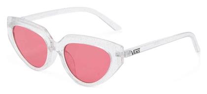 Vans Γυναικεία Γυαλιά Ηλίου με Λευκό Κοκκάλινο Σκελετό και Ροζ Φακό VN000GN0WHT