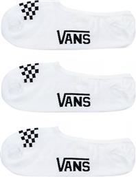 Vans Γυναικείες Κάλτσες με Σχέδια Λευκές 3Pack