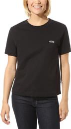 Vans Junior Boxy Γυναικείο T-shirt Μαύρο από το Notos