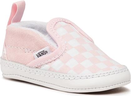 Vans Πάνινα παπούτσια Slip-On V Crib VN0A2XSL04E1 Ροζ