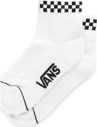 Vans Peek-A-Check Crew Γυναικείες Κάλτσες με Σχέδια Λευκές