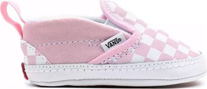 Vans Βρεφικά Sneakers Αγκαλιάς για Κορίτσι Ροζ Slip-On από το Cosmos Sport