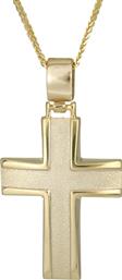Βαπτιστικοί Σταυροί με Αλυσίδα Χρυσός ανδρικός σταυρός με αλυσίδα 14Κ C011485 011485C Ανδρικό Χρυσός 14 Καράτια