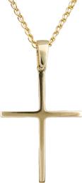 Βαπτιστικοί Σταυροί με Αλυσίδα Χρυσός Σταυρός C012313 012313C Ανδρικό Χρυσός 14 Καράτια από το Kosmima24