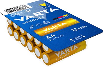 Varta LongLife Αλκαλικές Μπαταρίες AAA 1.5V 12τμχ