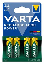 Varta Recharge Accu Power AA 2600mAh 1.2V 4τμχ