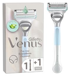 Venus Ξυραφάκι Σώματος με Ανταλλακτική Κεφαλή 1 Λεπίδα για Ευαίσθητες Επιδερμίδες