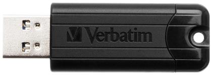 Verbatim PinStripe 16GB USB 3.0 Stick Μαύρο