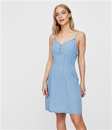 Vero Moda Mini Καλοκαιρινό All Day Φόρεμα Τζίν Μπλε από το Plus4u