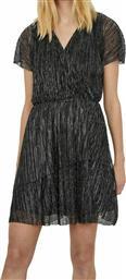 Vero Moda 10238963 Mini Βραδινό Φόρεμα Κρουαζέ Μαύρο από το Plus4u