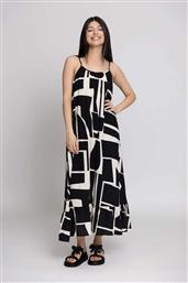 Vero Moda Γυναικείο Φόρεμα Vmeasy Joy 7/8 Strap Dress Wvn 10286748 10286748 Μαυρο