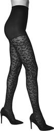 Vero Moda Γυναικείο Καλσόν 30 Den Μαύρο με Print από το Plus4u