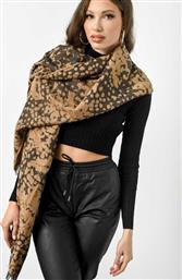 Vero Moda Γυναικείο Κασκόλ Tan Leopard από το Plus4u